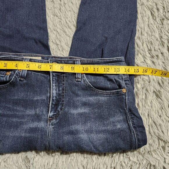 AG Adriano Goldschmied Jeans Womens 27R Crop Dark Wash The Prima Cigarette 28x29 - Picture 5 of 15